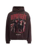 Represent graphic hooded sweatshirt
