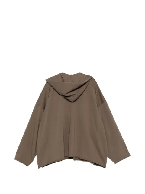 Rick Owens DRKSHDW raw-cut hooded hoodie