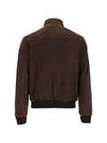 Al Duca D’Aosta 1902 zip-up suede jacket