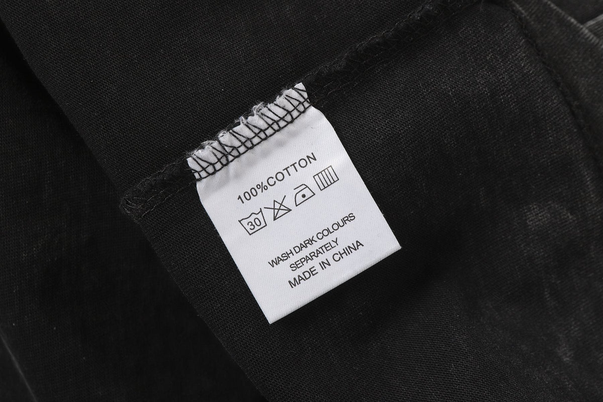 Godspeed Hooded Skull Graphic Studded-Sleeve T-Shirt