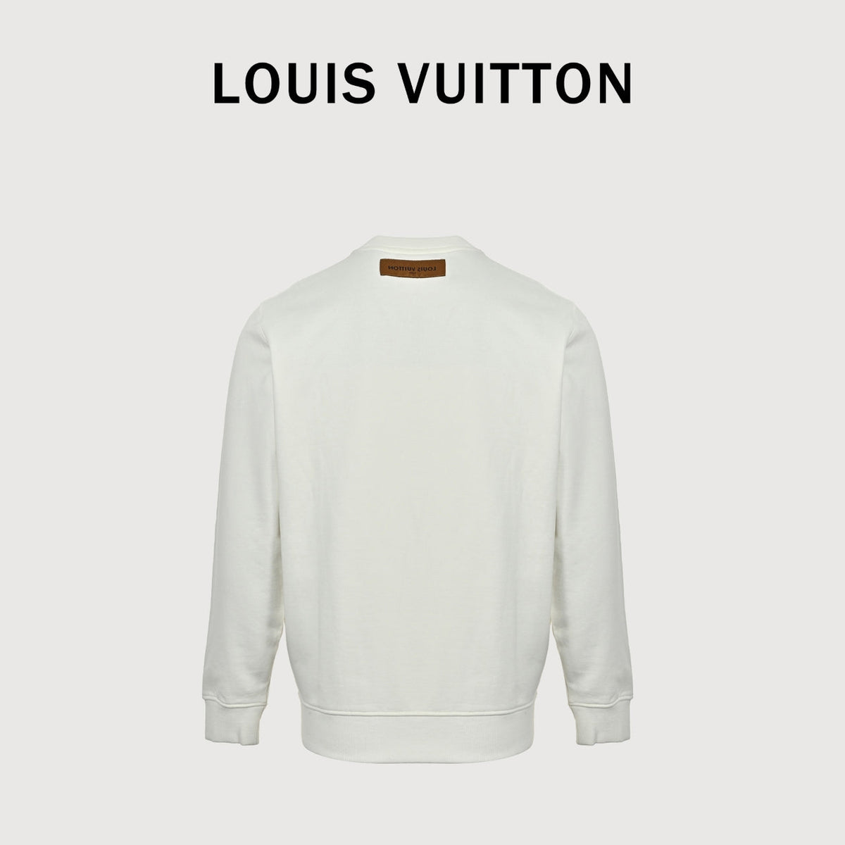 Louis Vuitton LV Beaded Embroidered Sweatshirt - White